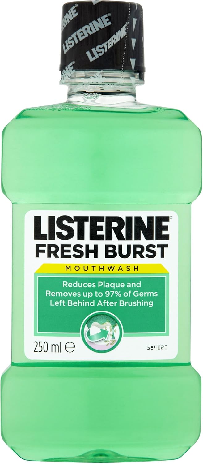 Listerine Antiseptic Mouthwash, Green, Freshburst, 250 ml Amazon.co.uk Health & Personal Care