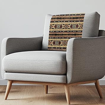 Aztec Tribal Brown Recliner Chair Covers Couch Headrest Covers for Leather Sofa Headrest Cover for Recliner Chair 26.18 x 16.53 in Easy Installation