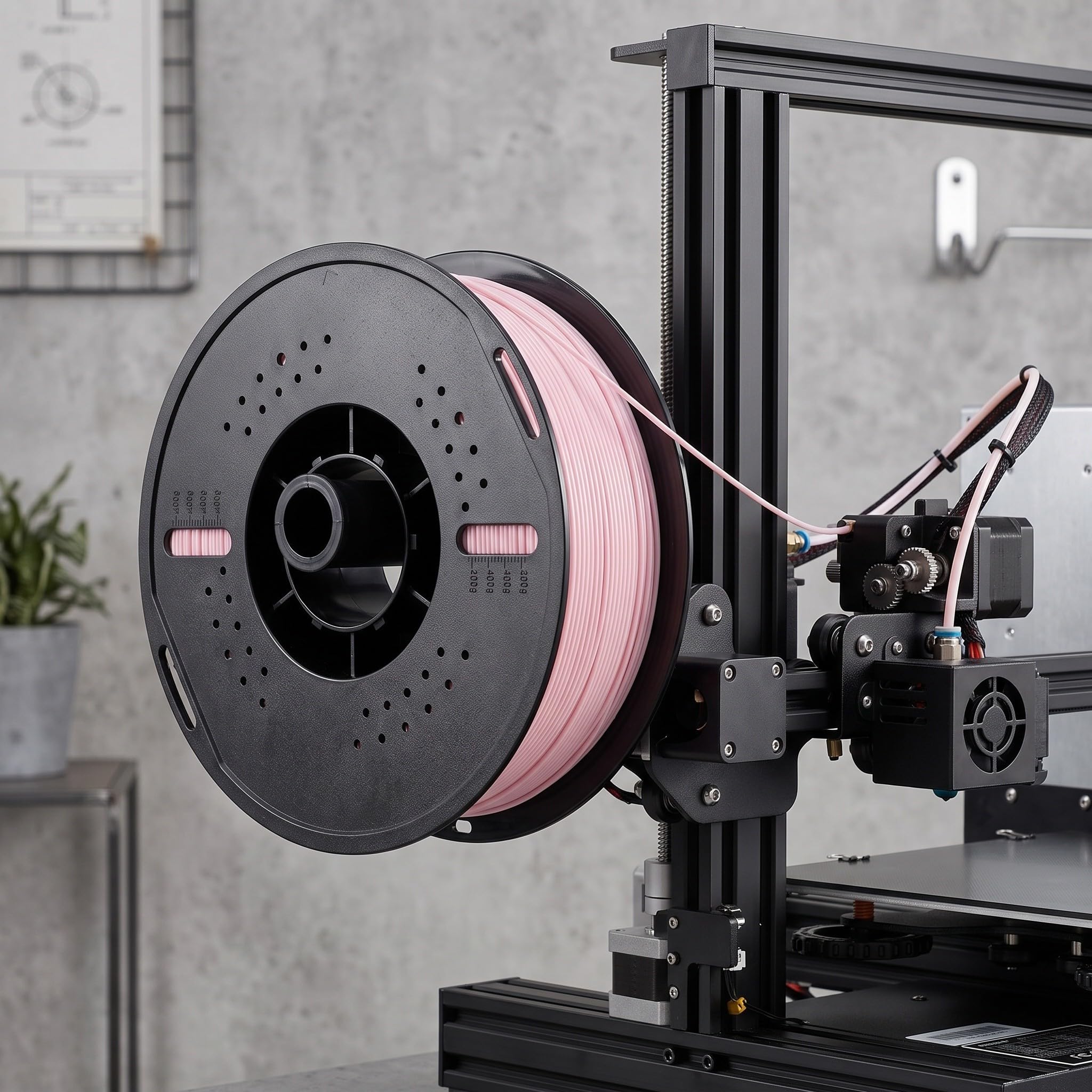 Filamento per Stampa 3d Pla 1,75mm Rosa, Bobina da 1 Kg