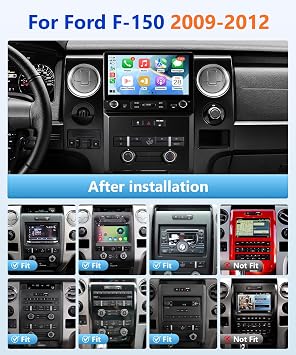4G+64G Car Radios for Ford F150 2009 2010 2011 2012 (Manual A/C)