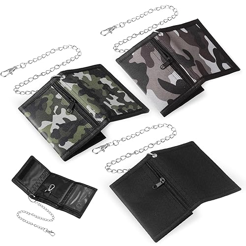 3 Pcs RFID Kids Wallets for Boys Men Girls Trifold