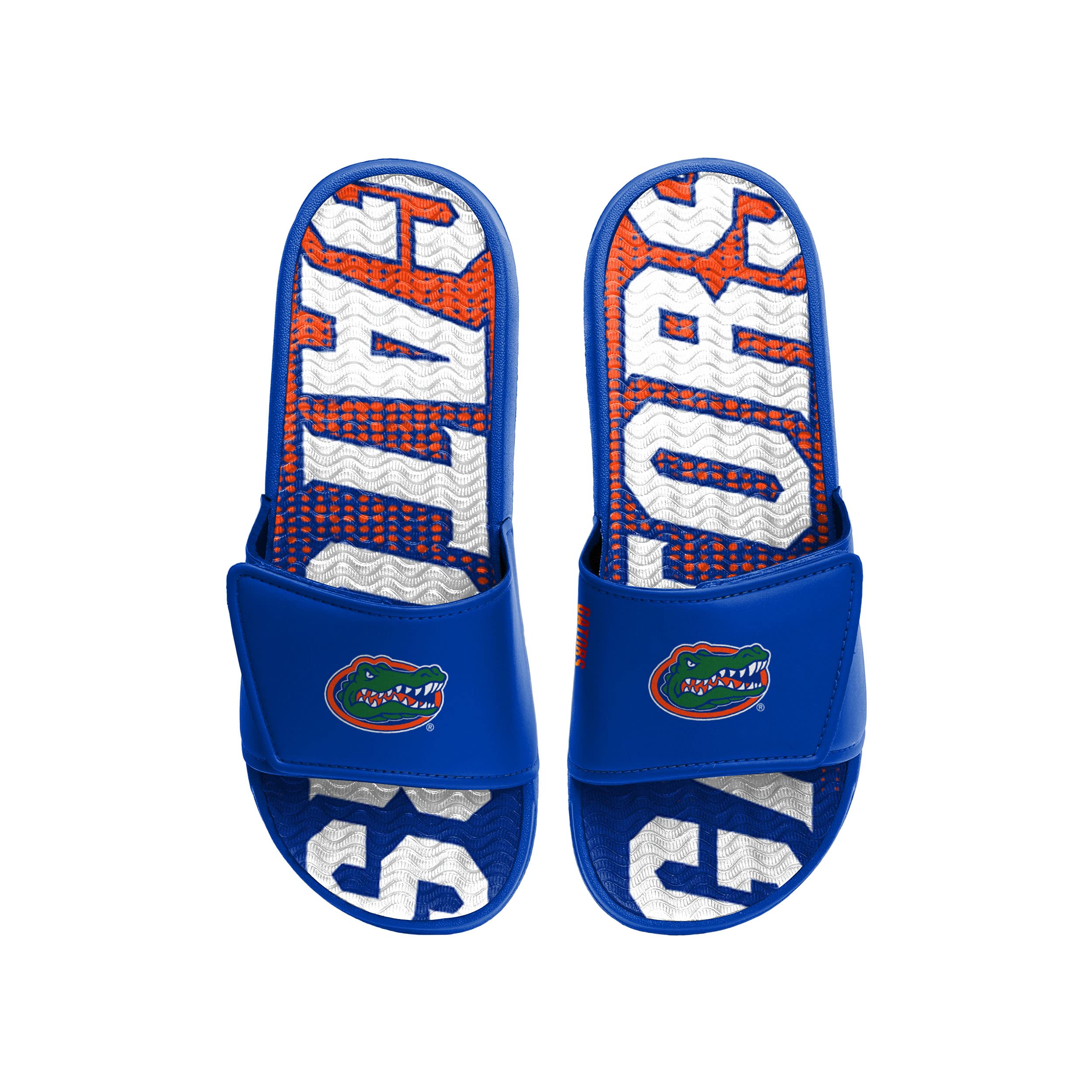 FOCO Florida Gators NCAA Mens Gradient Wordmark Gel Slide - M
