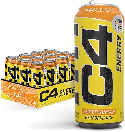 C4 Energy - Bebida energética original sin azúcar paquete de 12 unidades de 12onzas Frozen Bombsicle bebida para alto rendimiento para antes del