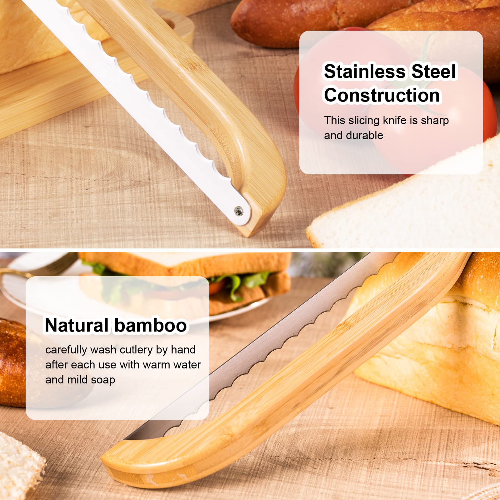 Premium Bow Bread Slicer - Slice Like a Pro -4