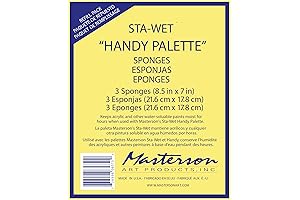 Masterson Sta-Wet Handy Palette Sponge Refill 3 Pack