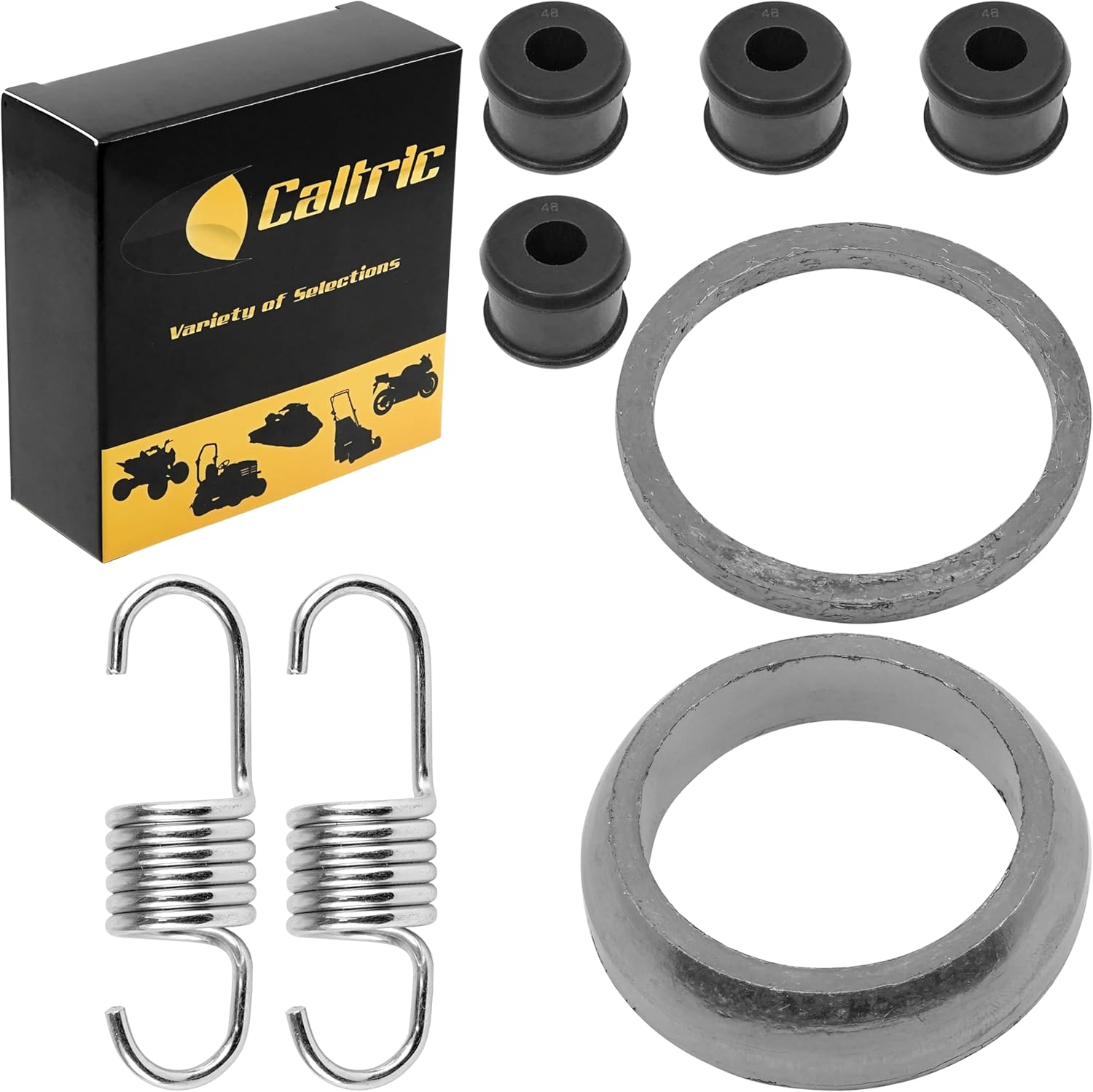 Caltric Muffler Gasket Kit Compatible with Arctic Cat Prowler Xt 550 4X4 2010-2015