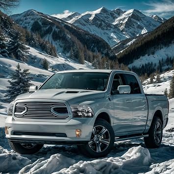 LEDKINGDOMUS Headlight Assembly, DOT-certified, Compatible with 09-18 Dodge Ram 1500/2010-2018 Ram 2500 3500/2019-2022 Ram 1500 Classic Headlamp Clear Lens Clear Reflector (Only for Quad Models)