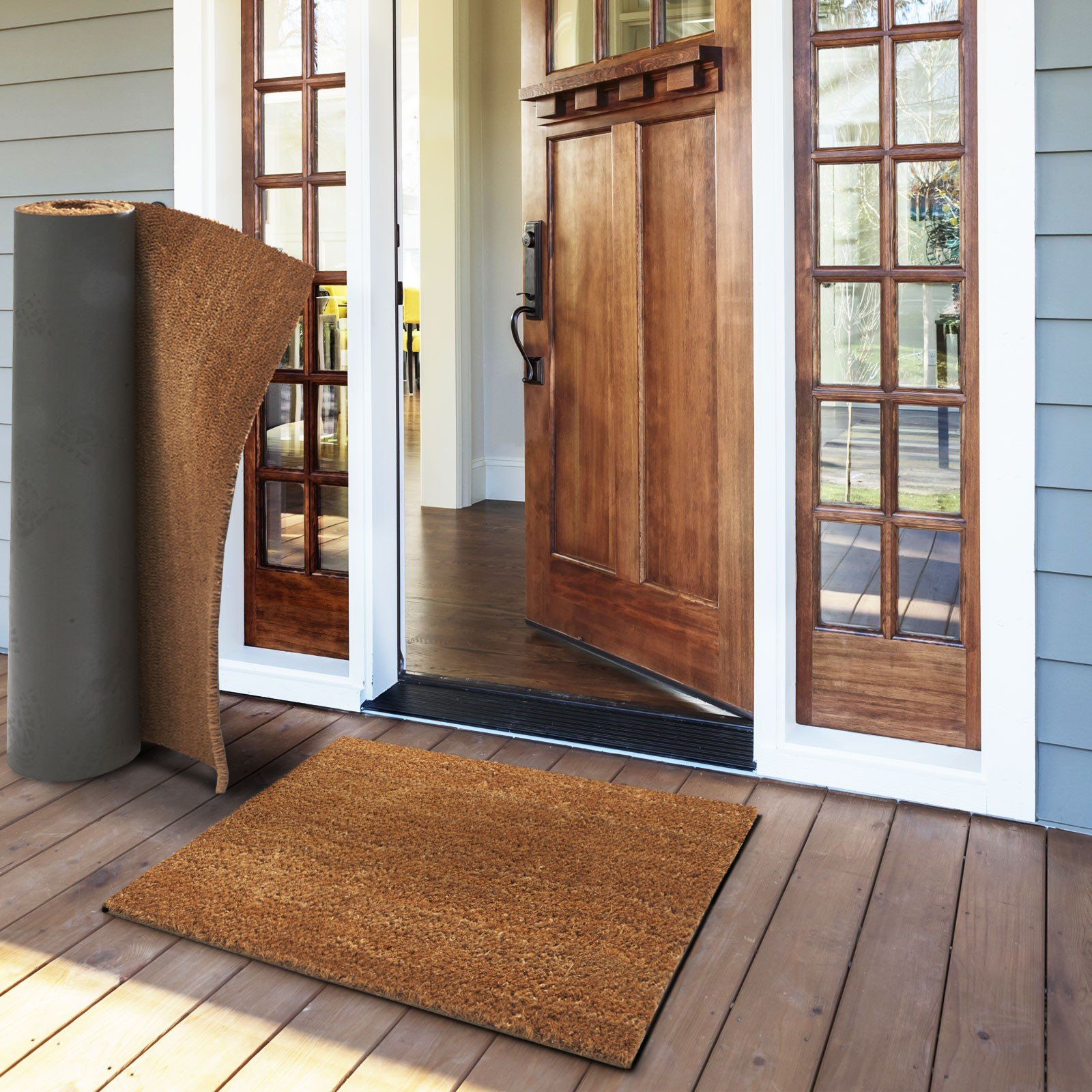 Felpudo Antideslizante Sweet HOME De Fibra De Coco Para Casa De 60x40 Cm