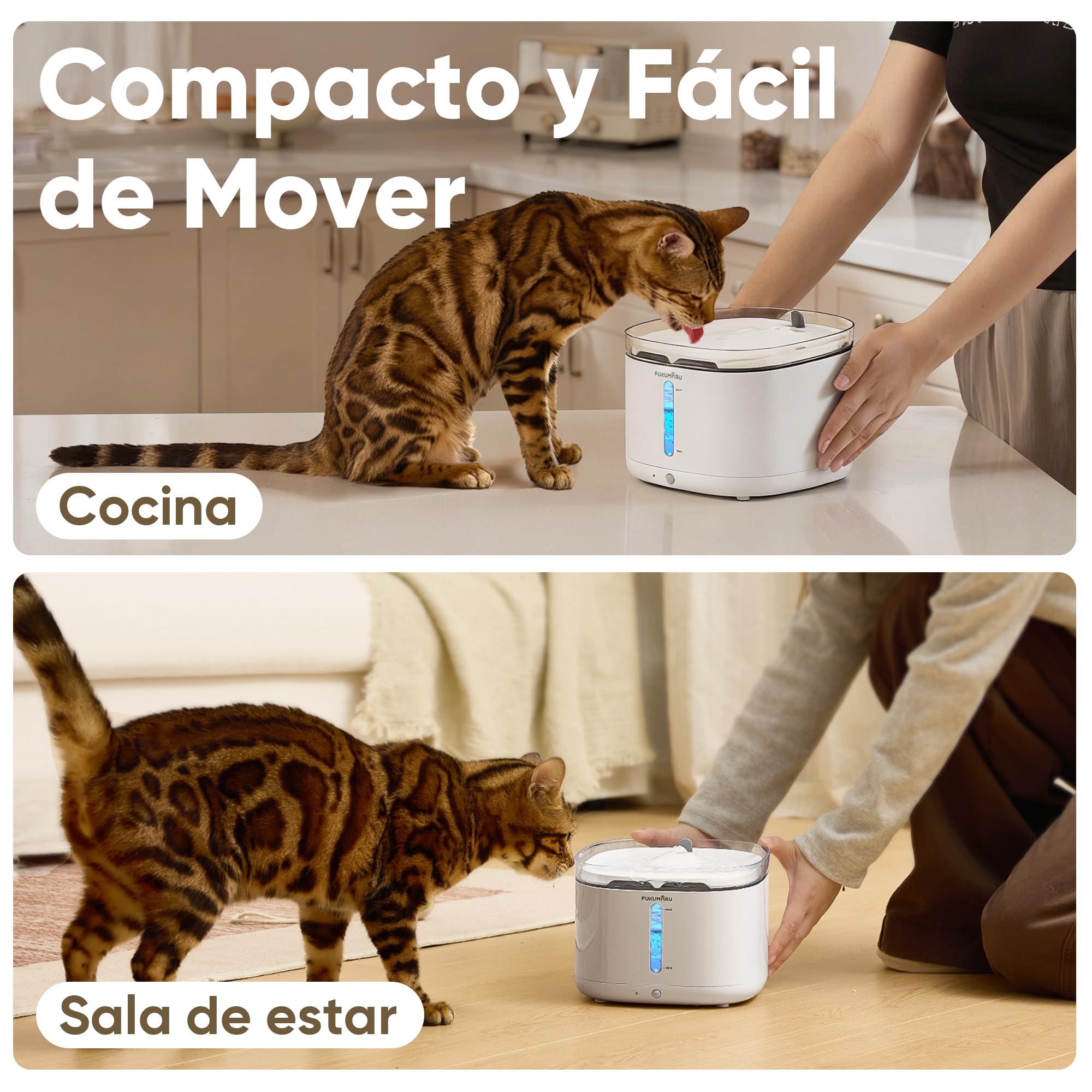 FUKUMARU Fuente para perros y gatos W10-E