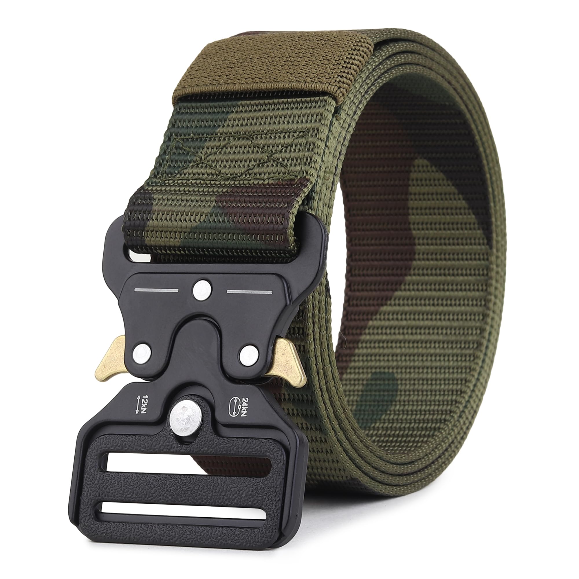 ZORO Men's Nylon Belt (CAMOUFLAGE GREEN 52)
