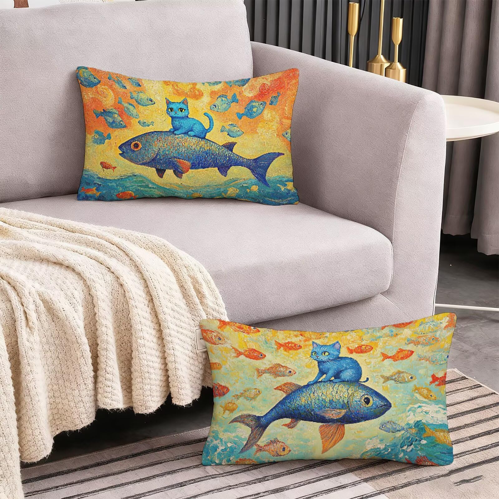 Anime Poszewki na poduszki 70 x 90 cm, miękkie, miękkie, wygodne, do użytku na zewnątrz, dekoracyjne, na sofę, łóżko, samochód, idealna dekoracja domu, K3-277