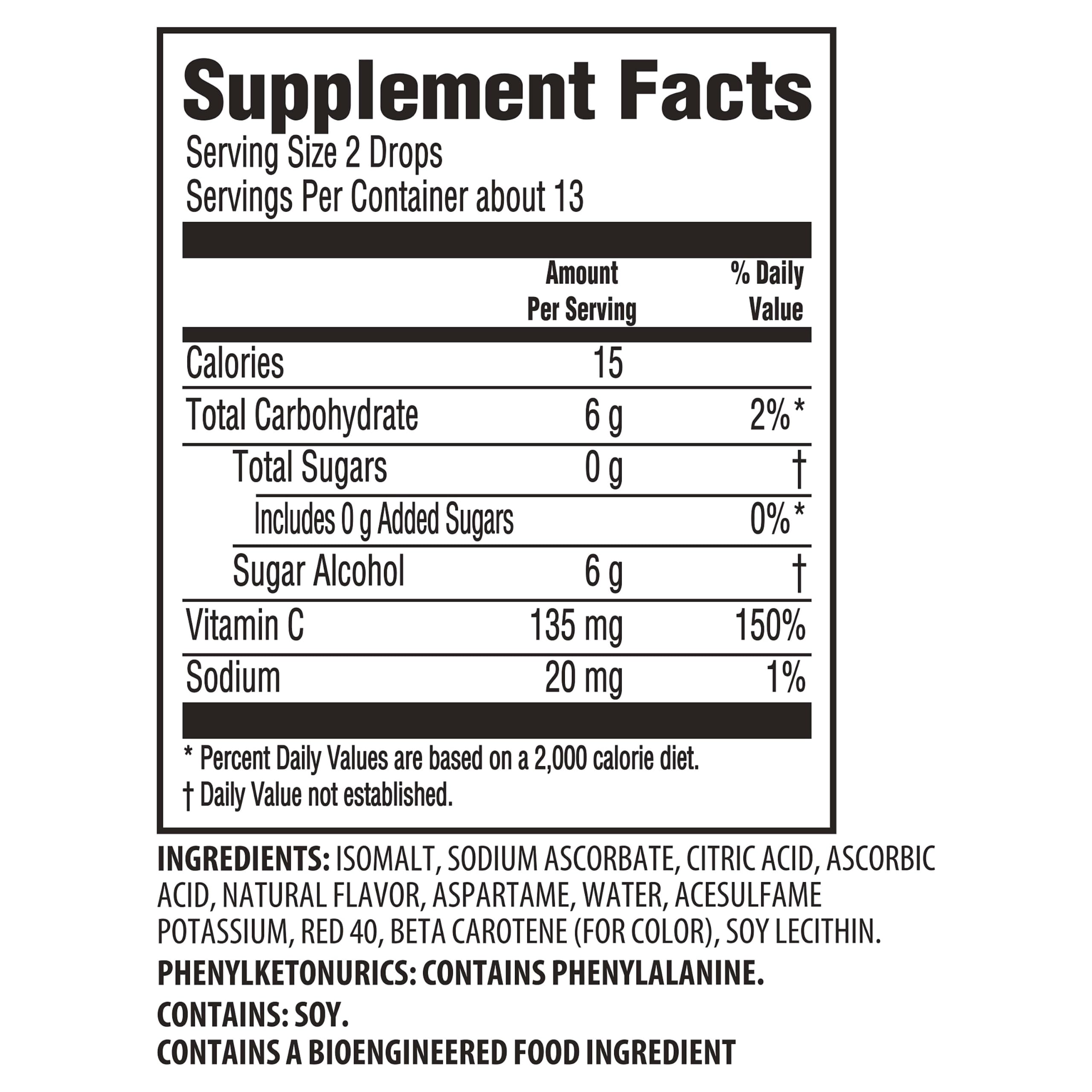 HALLS Defense Citrus Sugar Free Vitamin C Dietary Supplement Drops, 300 ct — Amazon image 2