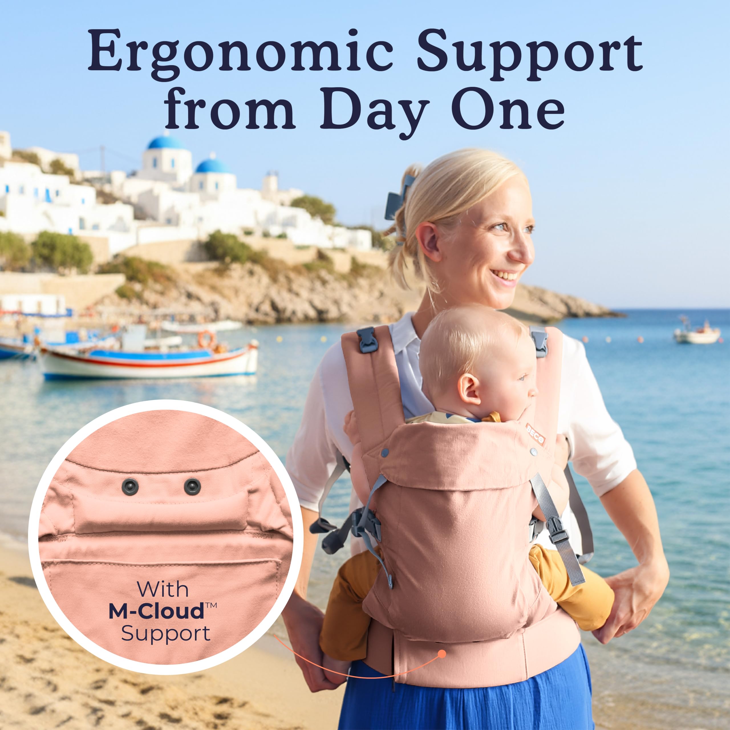 Beco Gemini 2.0 Baby Carrier Newborn to Toddler with M-Cloud™ Support, 4-Position Baby Carriers - Image 2