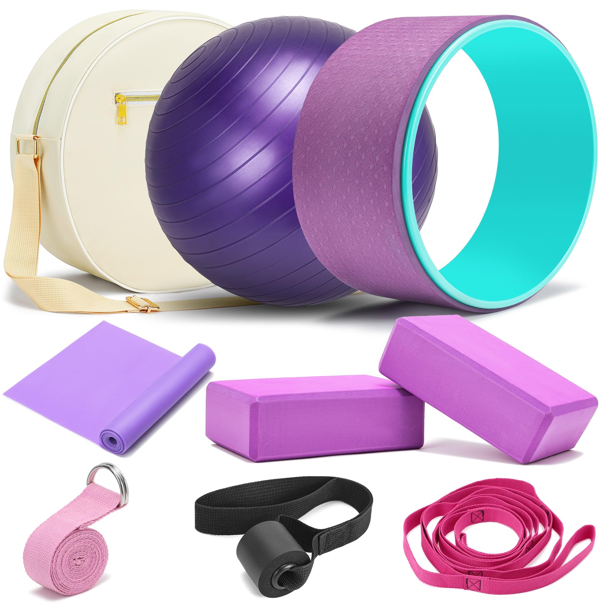 Juego de ruedas de yoga