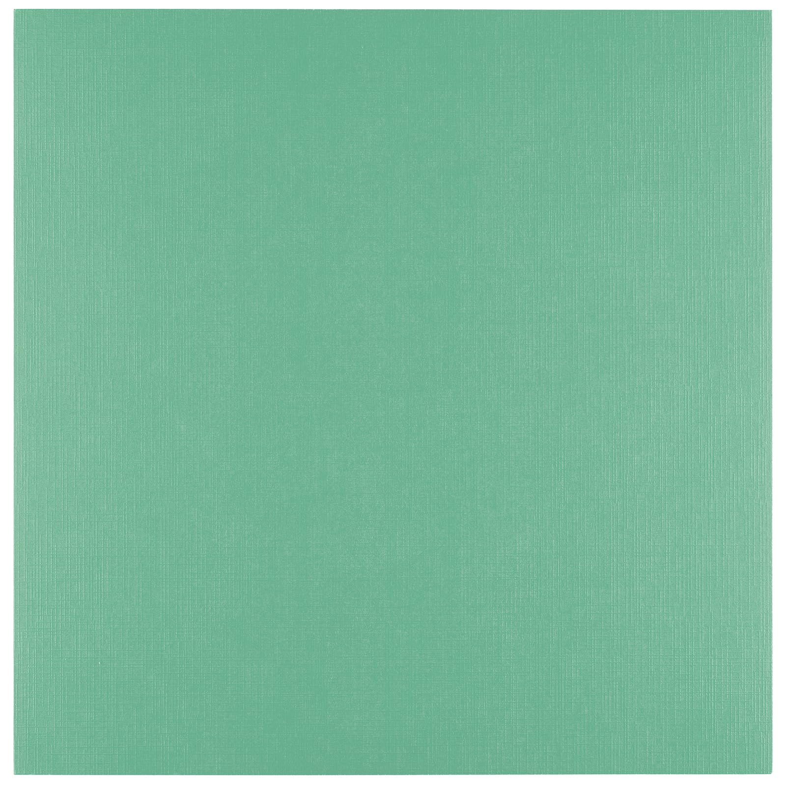 Vaessen Creative Linen Cardstock 12 x 12-25 pcs - Holly (Green) - 250 GSM Coloured Paper - Card Making Supplies for Scrapbooking and Crafting
