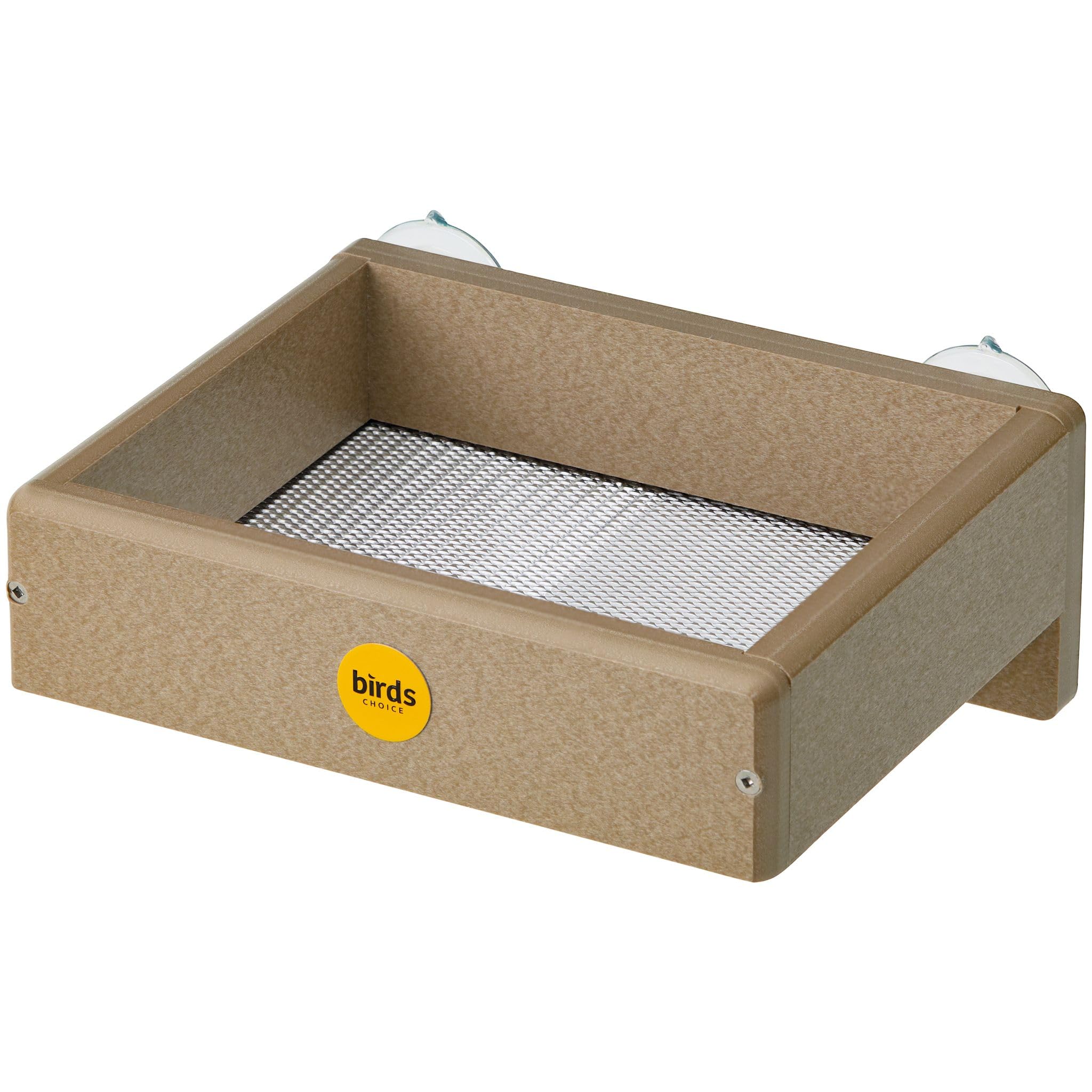 Plate-forme pour oiseau anti chute fixation vitre pour petit espace