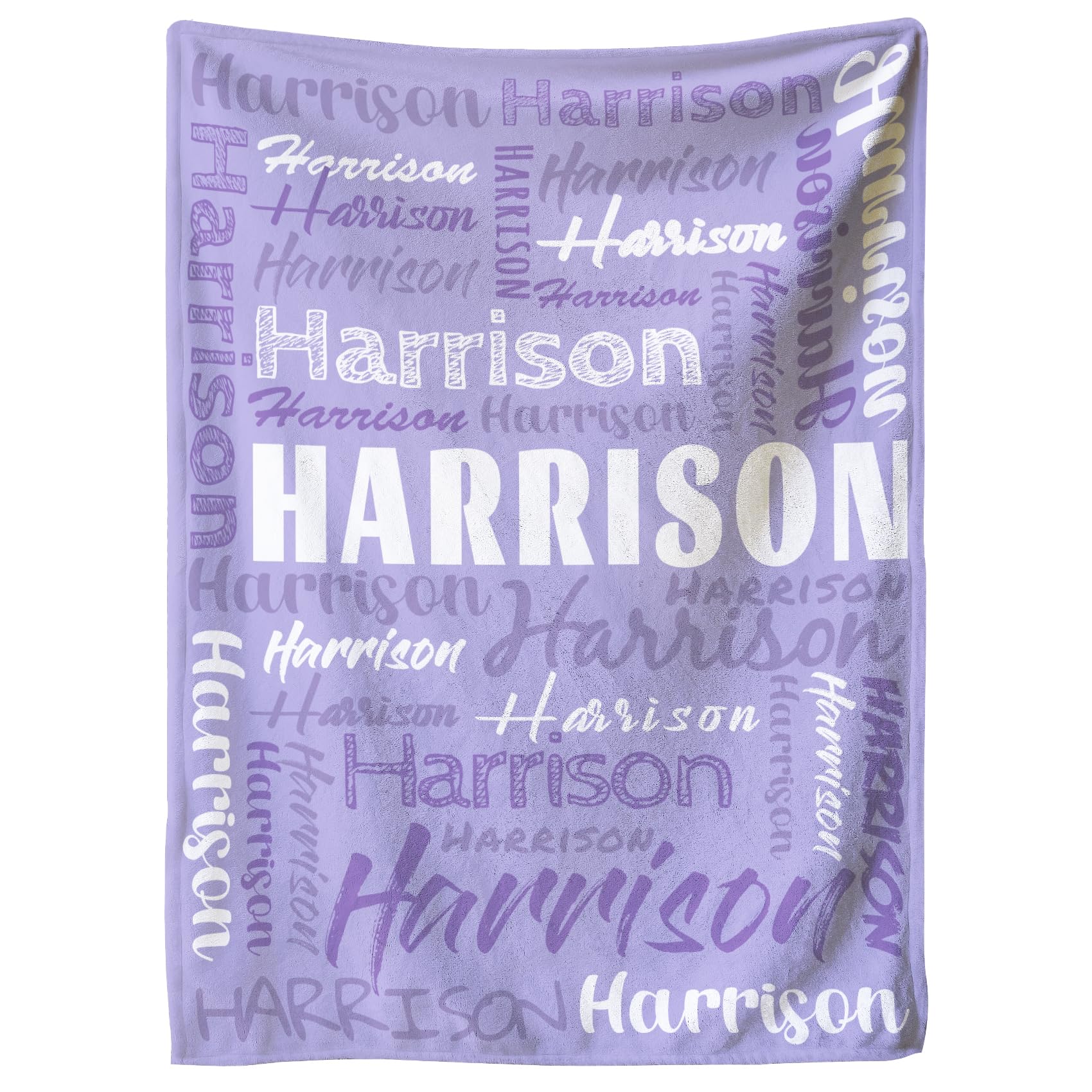 Personalised Baby Blankets,Custom Blanket,Name Blankets Personalized Kids,Personalized Blankets for adults,Throw Blanket for Baby Kids Adults Friends Families Gift