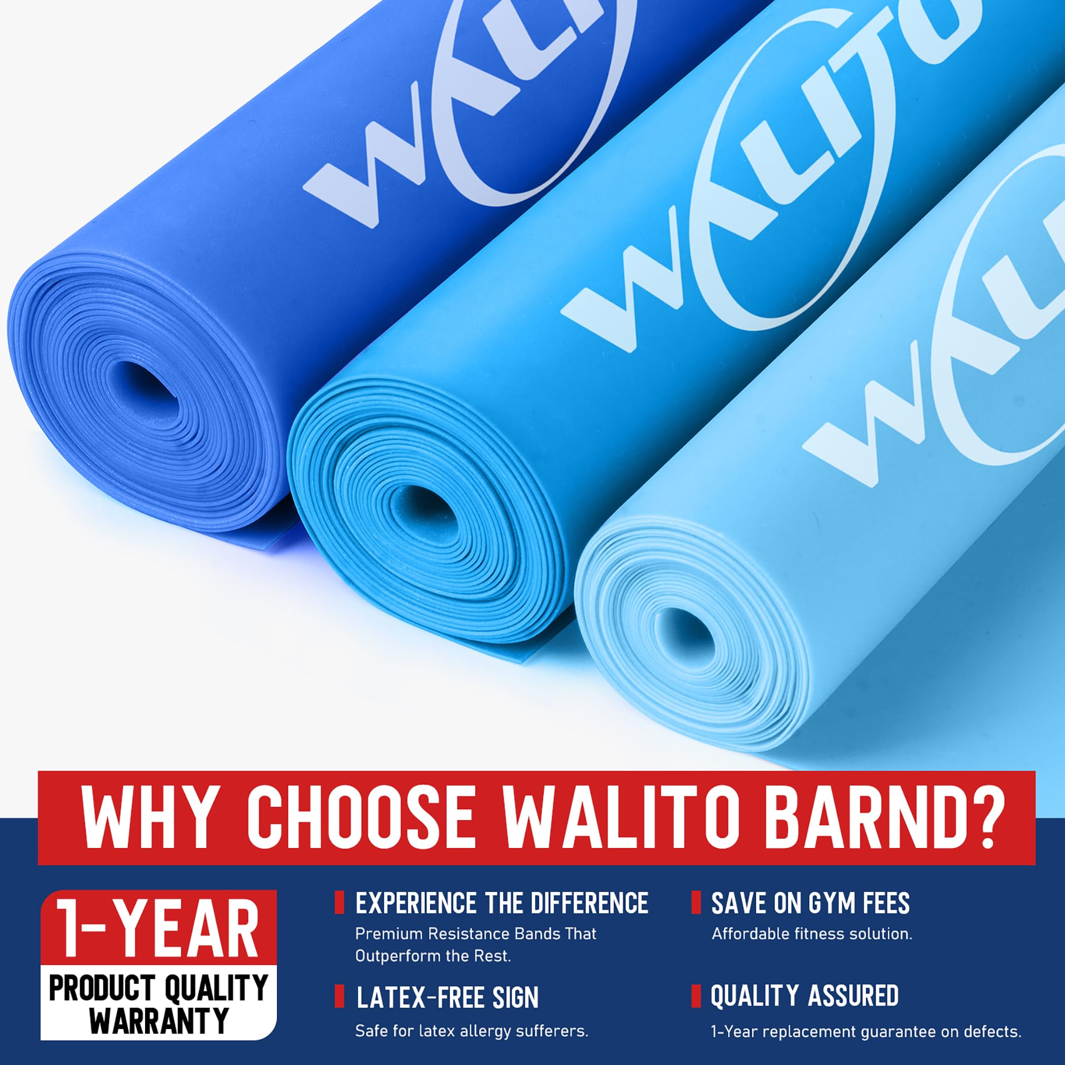 Bandas de resistencia para entrenamiento, bandas de ejercicio, banda de terapia física para ejercicio en casa, entrenamiento, entrenamiento de fuerza, yoga, pilates, rehabilitación, gimnasio, banda