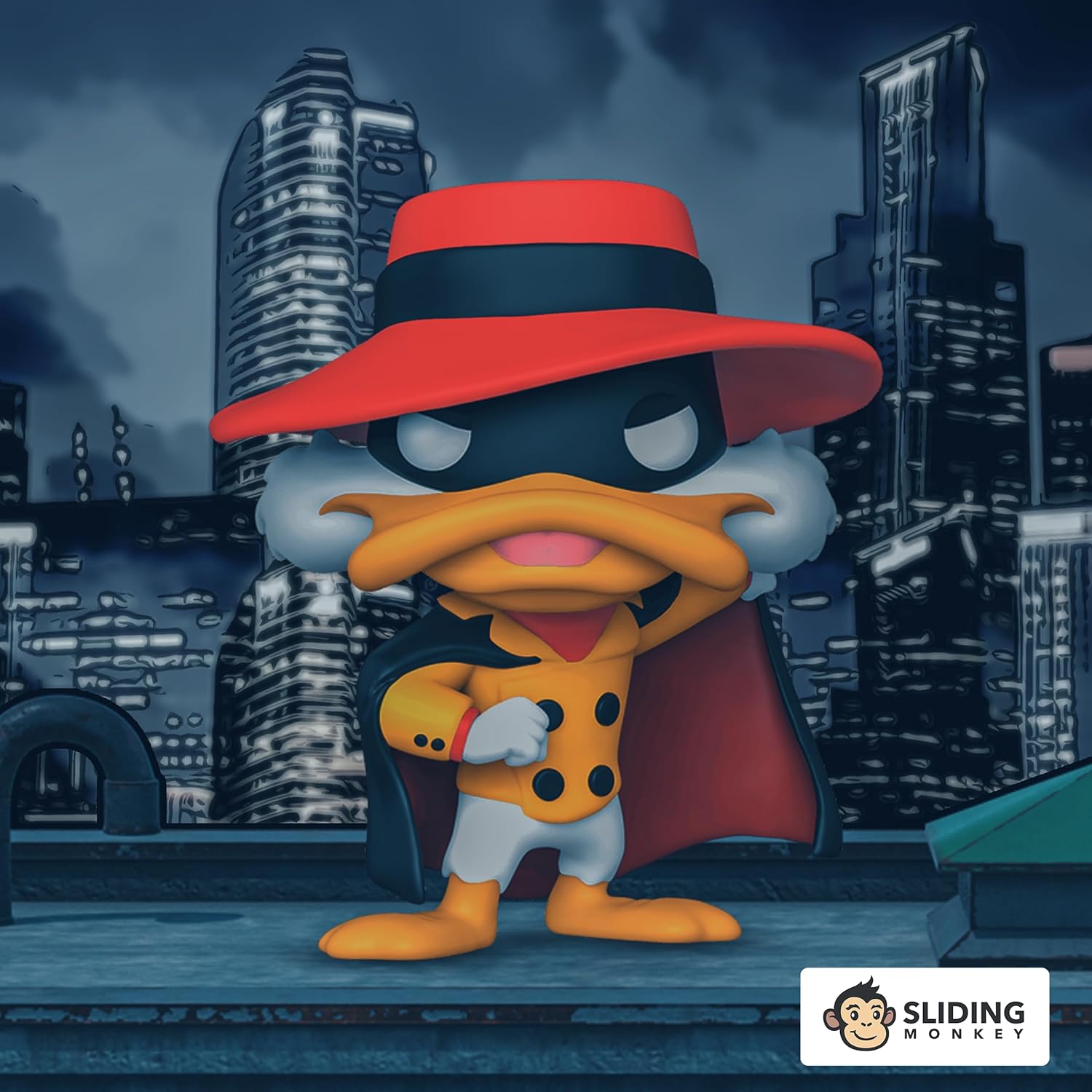 Funko Pop! Disney: Darkwing Duck - Multicolor Special Edition Chase Shop Exclusive Vinyl Figure #1328 - Image 3