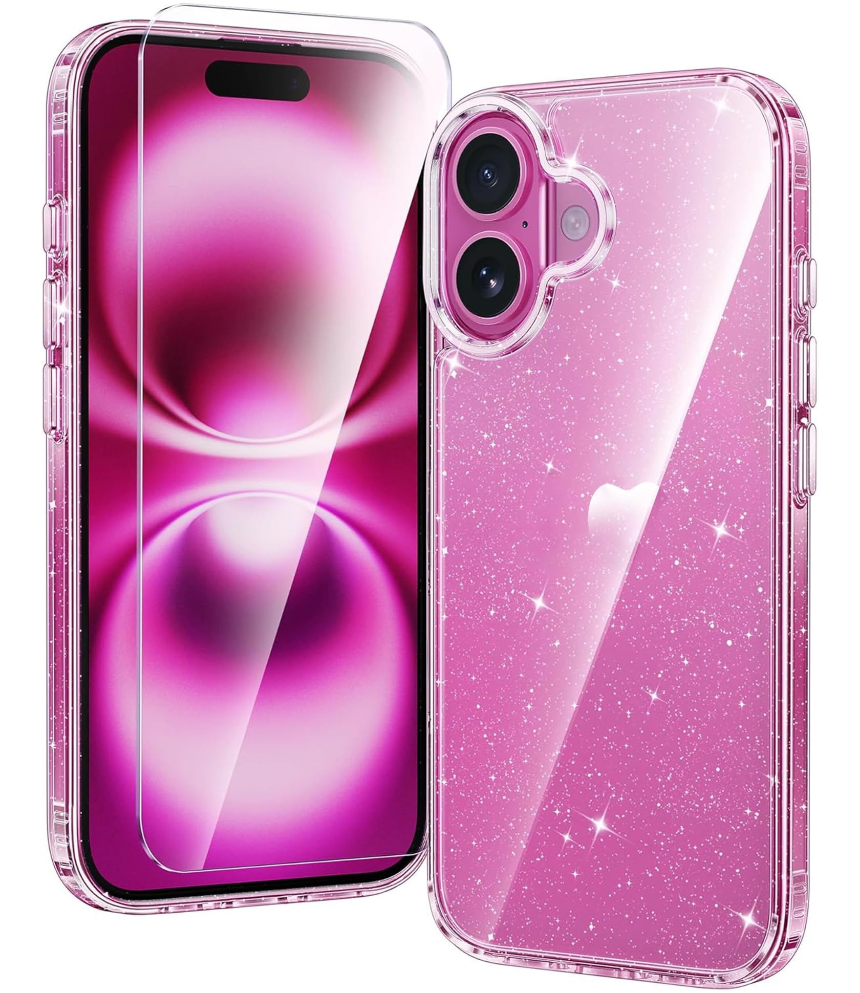 FNTCASE for iPhone 16 Case Clear: Phone Cases Compatible with Magsafe Slim Anti Yellowing Military Grade Drop Protection Rugged Shockproof Protective