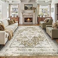 Vista 66 de Alfombra de área lavable de 5 x 7 pies para sala de estar, alfombra grande abstracta para comedor, dormitorio, alfombra antideslizante de 5 x 7