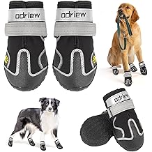 Bottes Pour Chien Et Protecteurs De Pattes,4 Pièces Semelles Anti