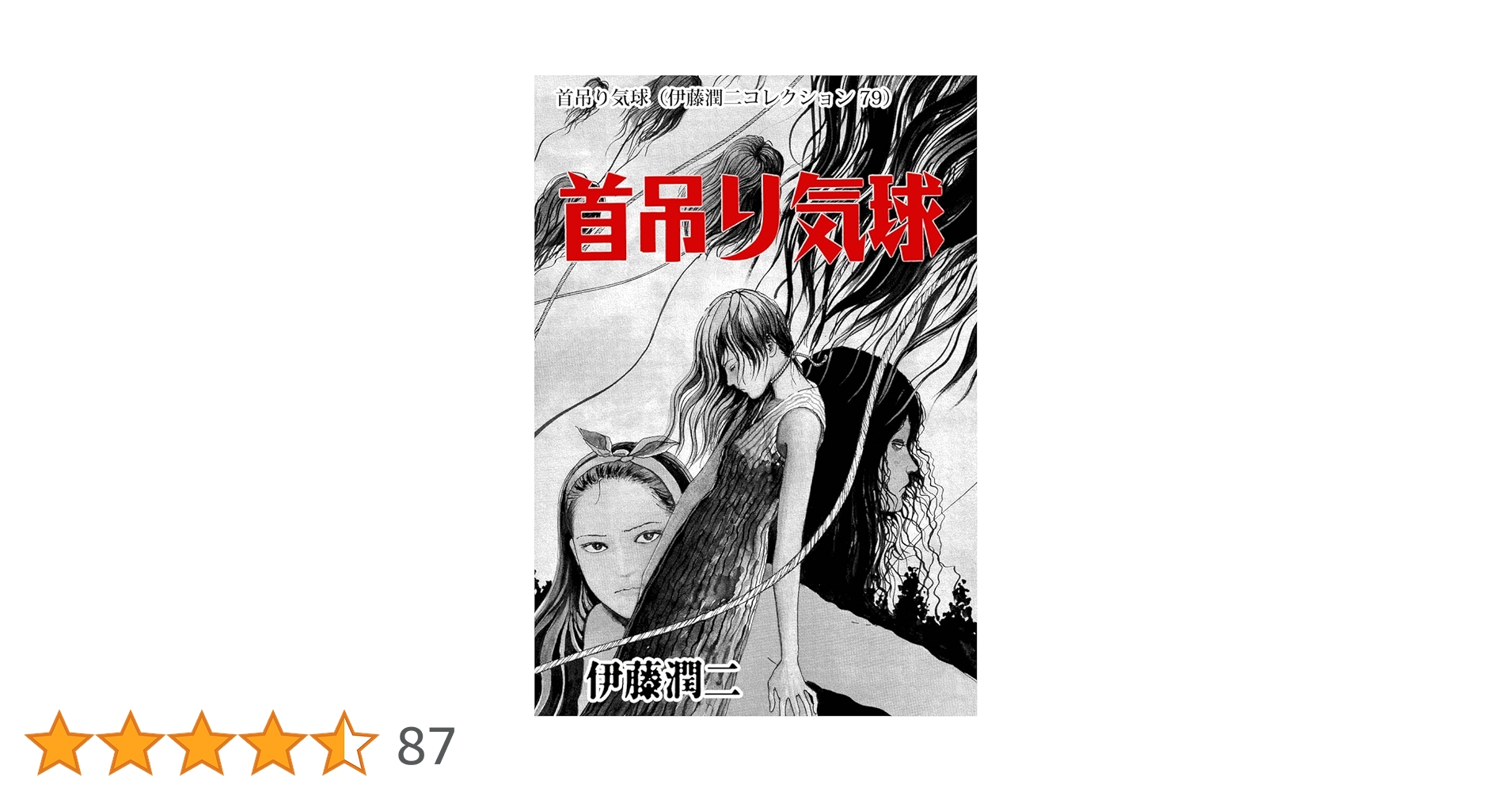 伊藤潤二 恐怖コレクション ZUNTATA 「首吊り気球/顔泥棒/長い夢 」CD 伊藤潤二 恐怖コレクション ZUNTATA 「首吊り気球/顔泥棒/長い夢