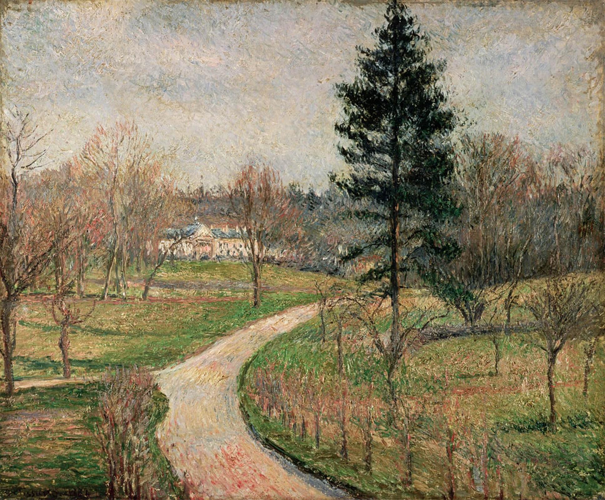 SERENDIPITP Aesthetic Poster Photo Wall Print Retro Picture Famous Painting by Camille Jacob Pissarro Modern Wall Artwork for Home Decor 60x90cm