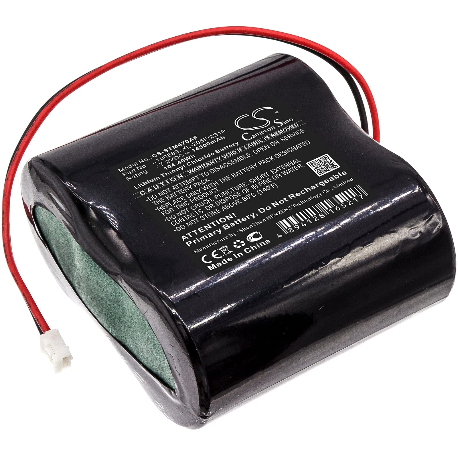 VI VINTRONS Battery for Seametrics AG2000 Flowmeter, iMag4700 Flowmeter, 100889, XL-205F/2S1P,-image-3