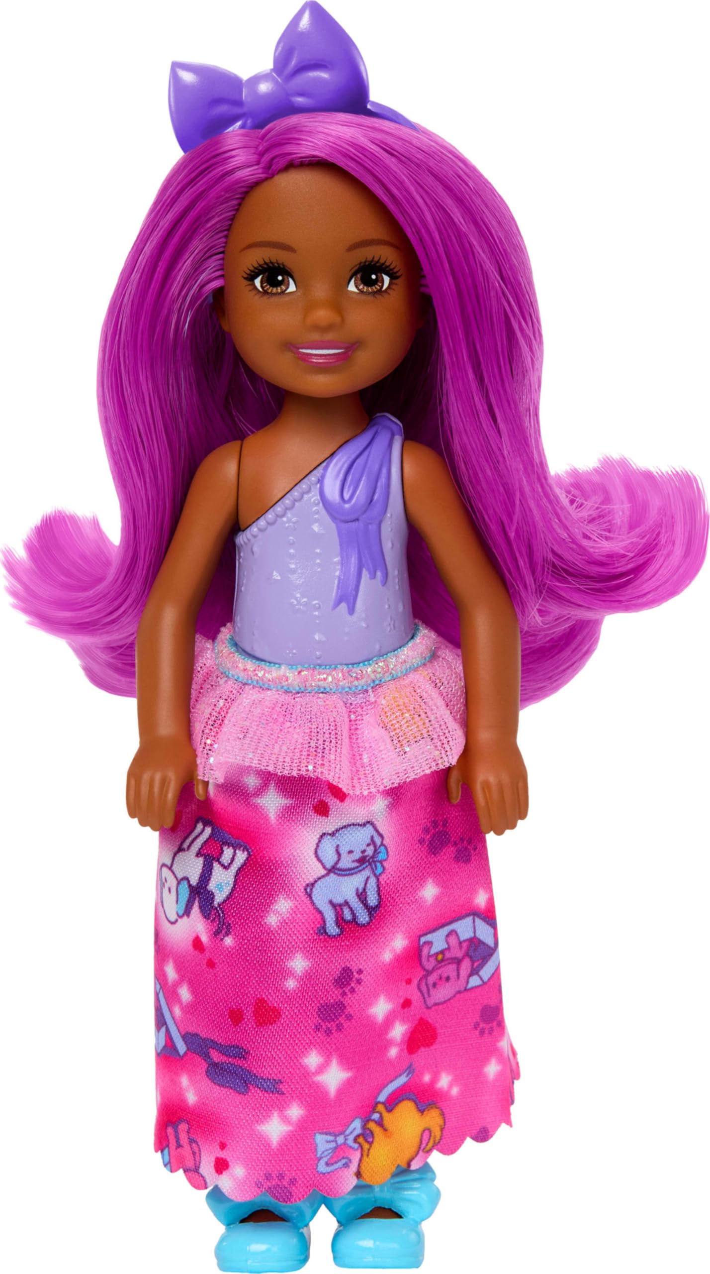 Amazon.com: Barbie Royal Chelsea Doll with Pink Hair and Purple