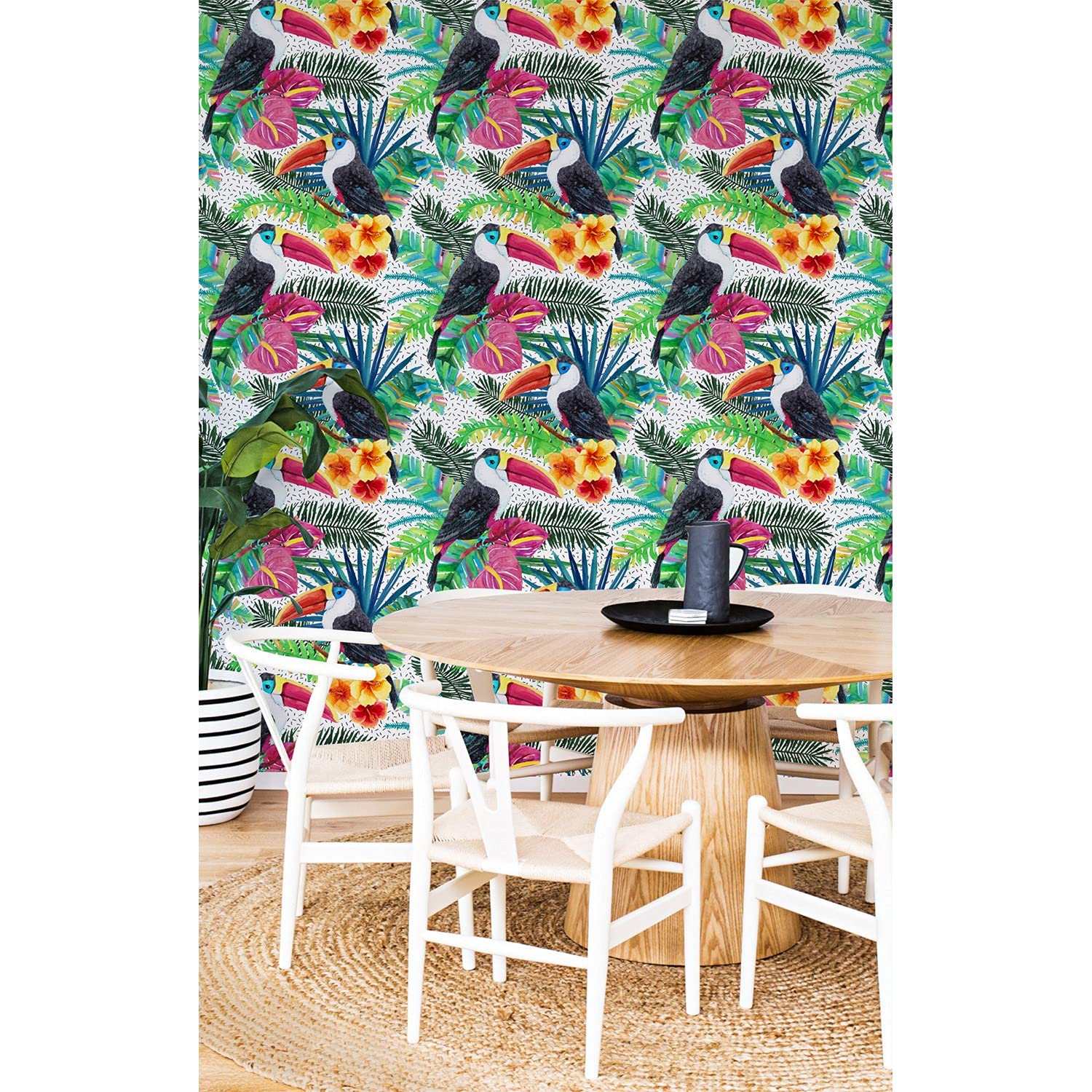 Papier peint latex lavable 250x250cm pour décoration chambre