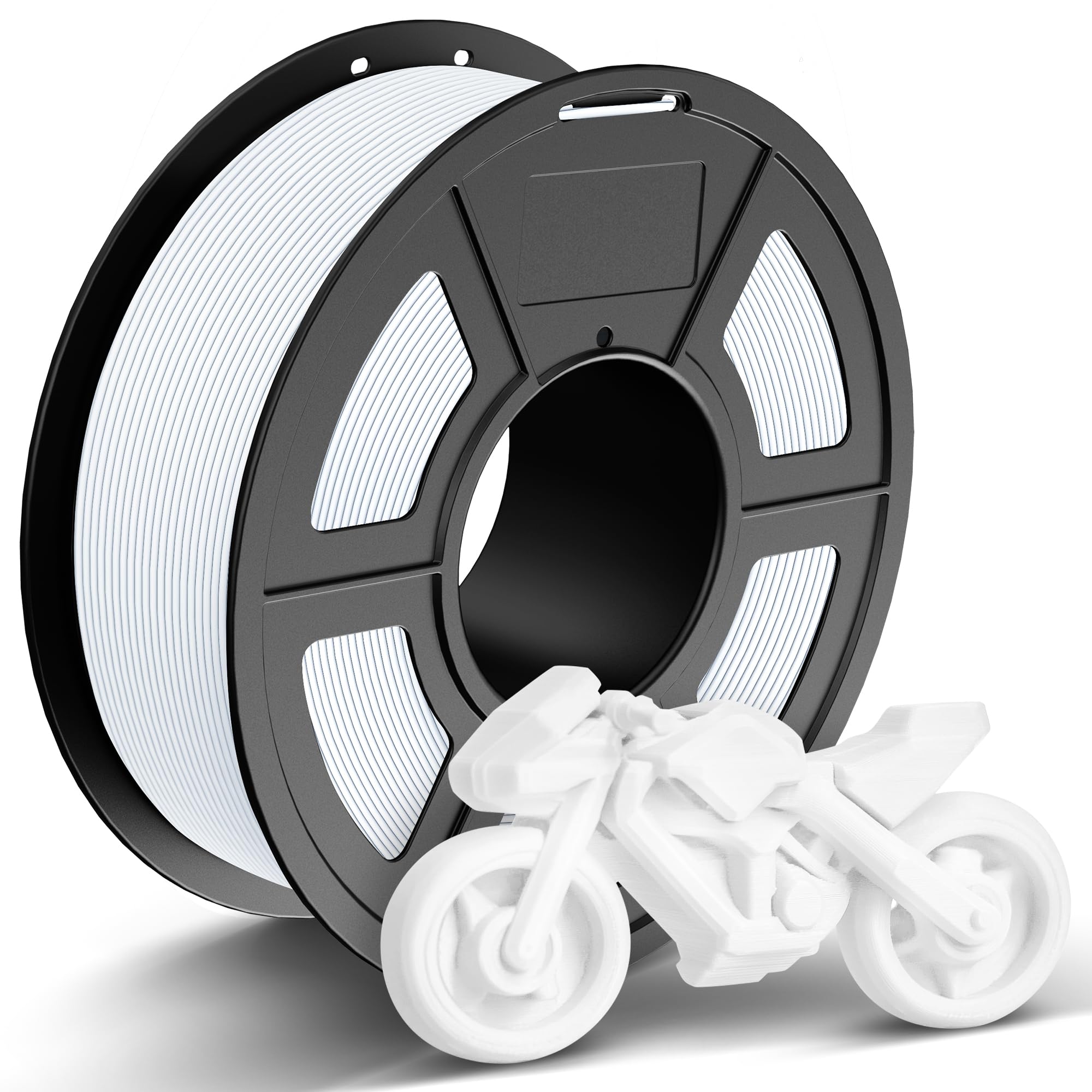 TECBEARS Rapid PETG Filament 1.75mm, 1kg White