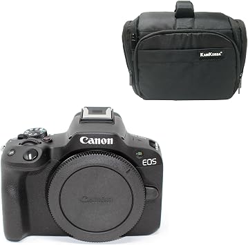 KamKorda Camera Bag + R50 Mirrorless Digital Camera Body Black, 24.2MP APS-C CMOS Sensor, UHD 4K Video +