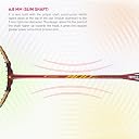 Apacs Z Power 800 RP+ (38 LBS, Unstrung) Made in Vietnam | 4U Head Heavy | Slim Shaft | Japanese High Modulus Graphite | High Tension Badminton Racket with Free Full Cover (Red) gallery image