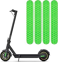 Vista 12 de TOMALL Adhesivos reflectantes de noche autoadhesivos, tira de advertencia impermeable compatible con Ninebot Max G30, accesorios de decoración