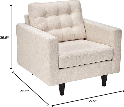 Miniatura 217 de Modway Sofá biplaza Empress en tela tapizada moderna de mediados de siglo, gris Gris,Laguna,Gris,claro,Celeste,verde azulado,Beige,Atomic Rojo