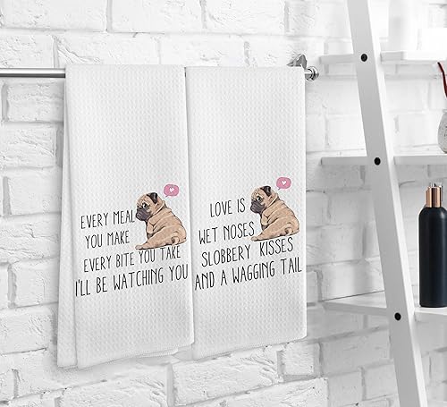 Vista 17 de Shih Tzu - Juego de 2 toallas de cocina para perro, juego de 2 paños de cocina y paños de cocina para perros Shih Tzu, decoración de perro Shih Tzu