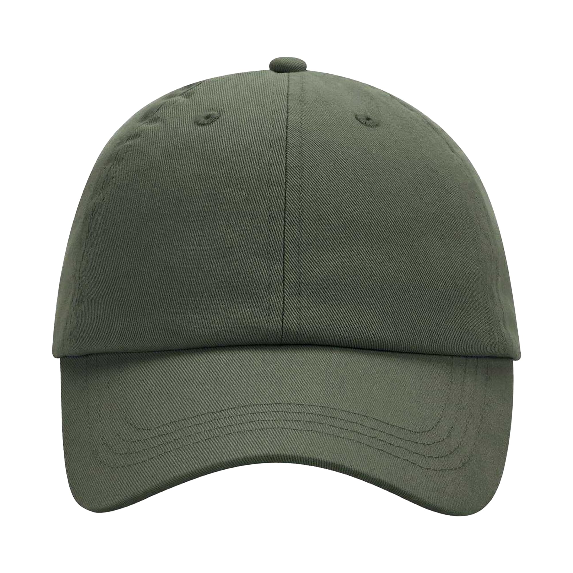 Beechfield Junior Low Profile 6 Panel Dad Cap - Olive Green