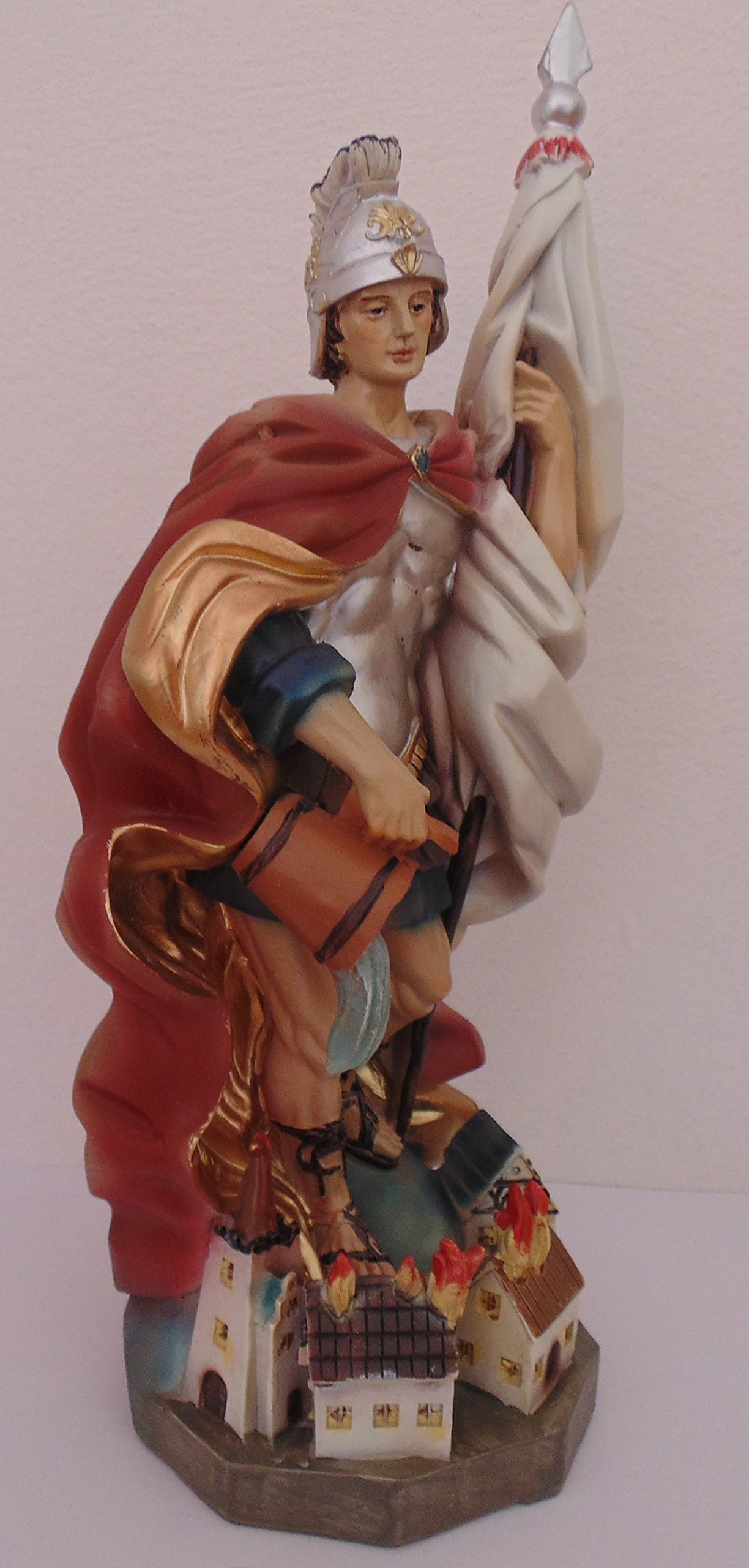 Heiliger Florian, Höhe 28 cm, handbemalt