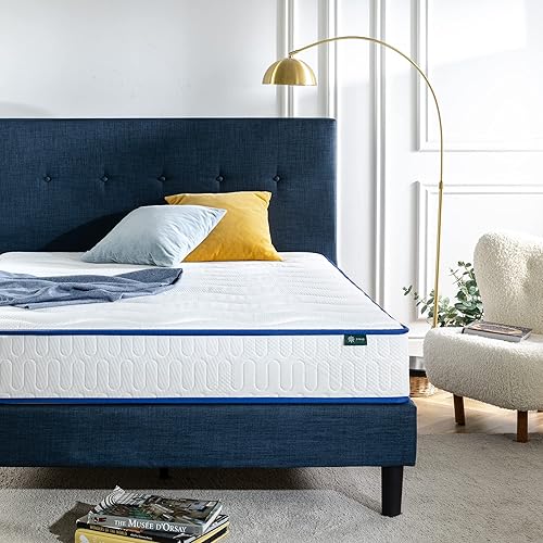 Miniatura 31 de ZINUS Colchón esencial de resortes interiores de 8 pulgadas, colchón para niños, sensación de firmeza media, espumas certificadas CertiPUR-US,