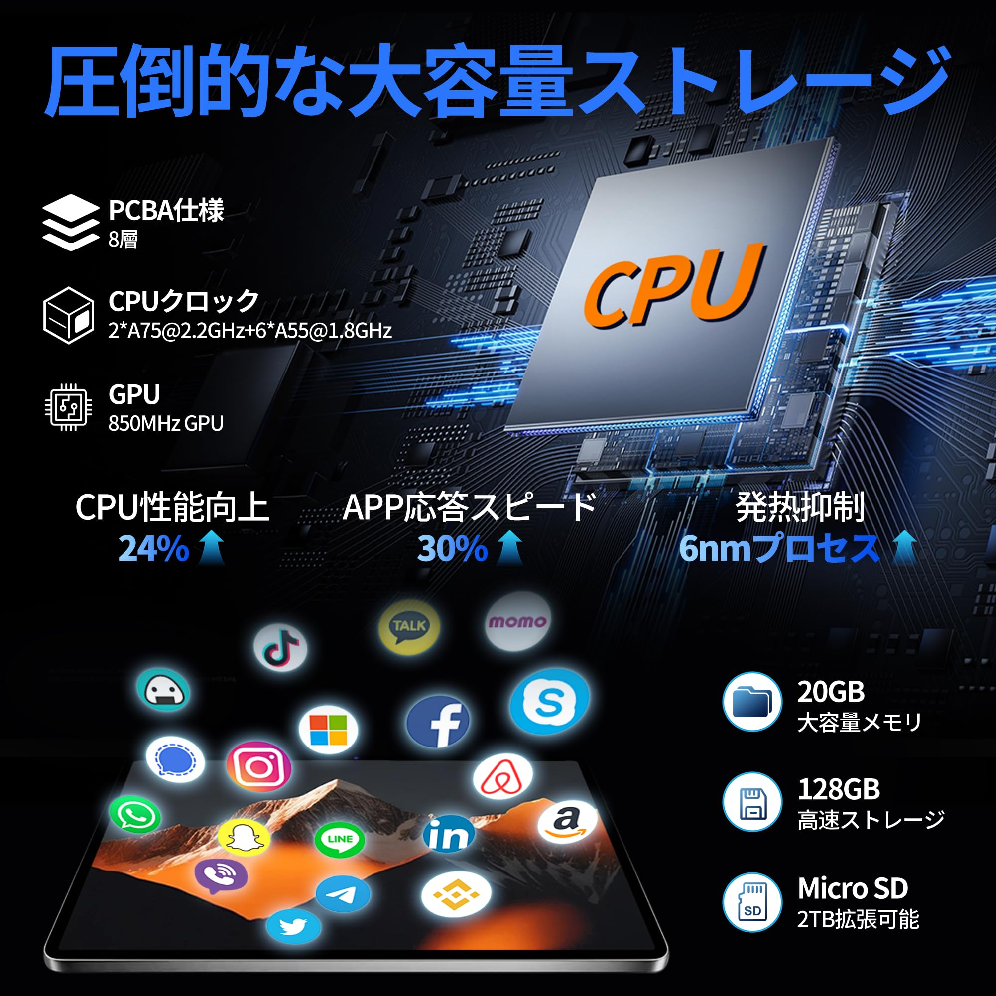 Amazon.co.jp: 【Android 16 タブレット10インチ 大画面】Bvlary X95
