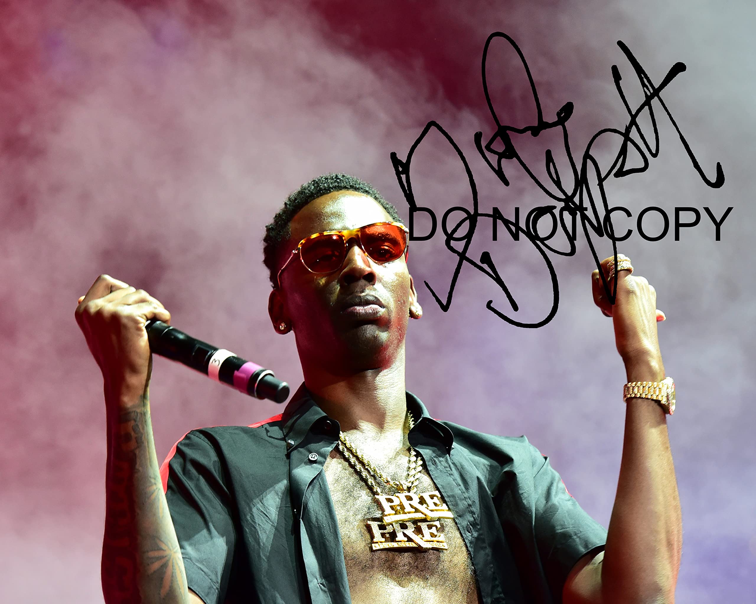 Young Dolph 8x10 signed REPRINT King of Memphis Photo Poster #2