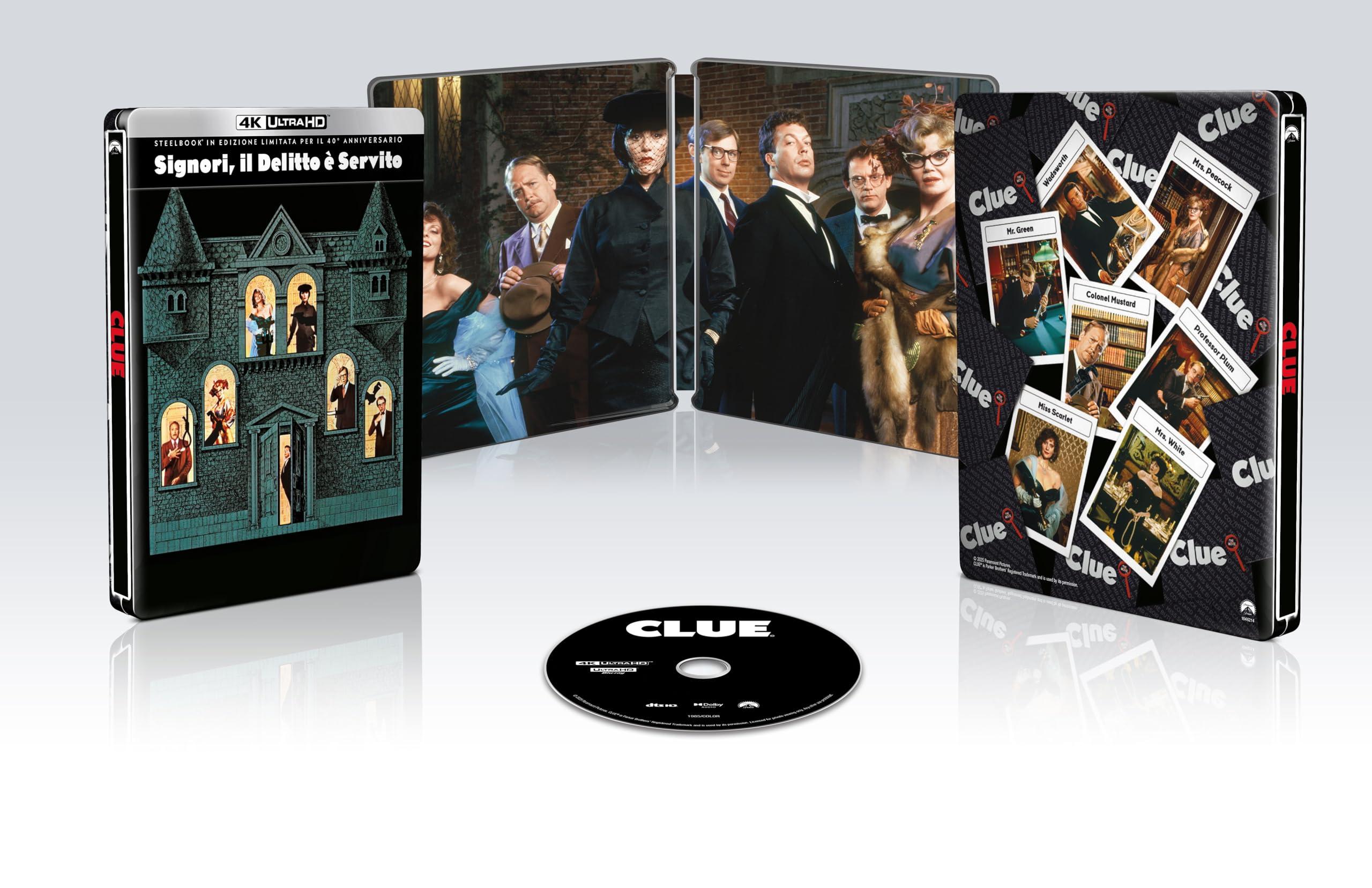 Blu-Ray 4K Uhd Signori Il Delitto E' Servito (Steelbook)
