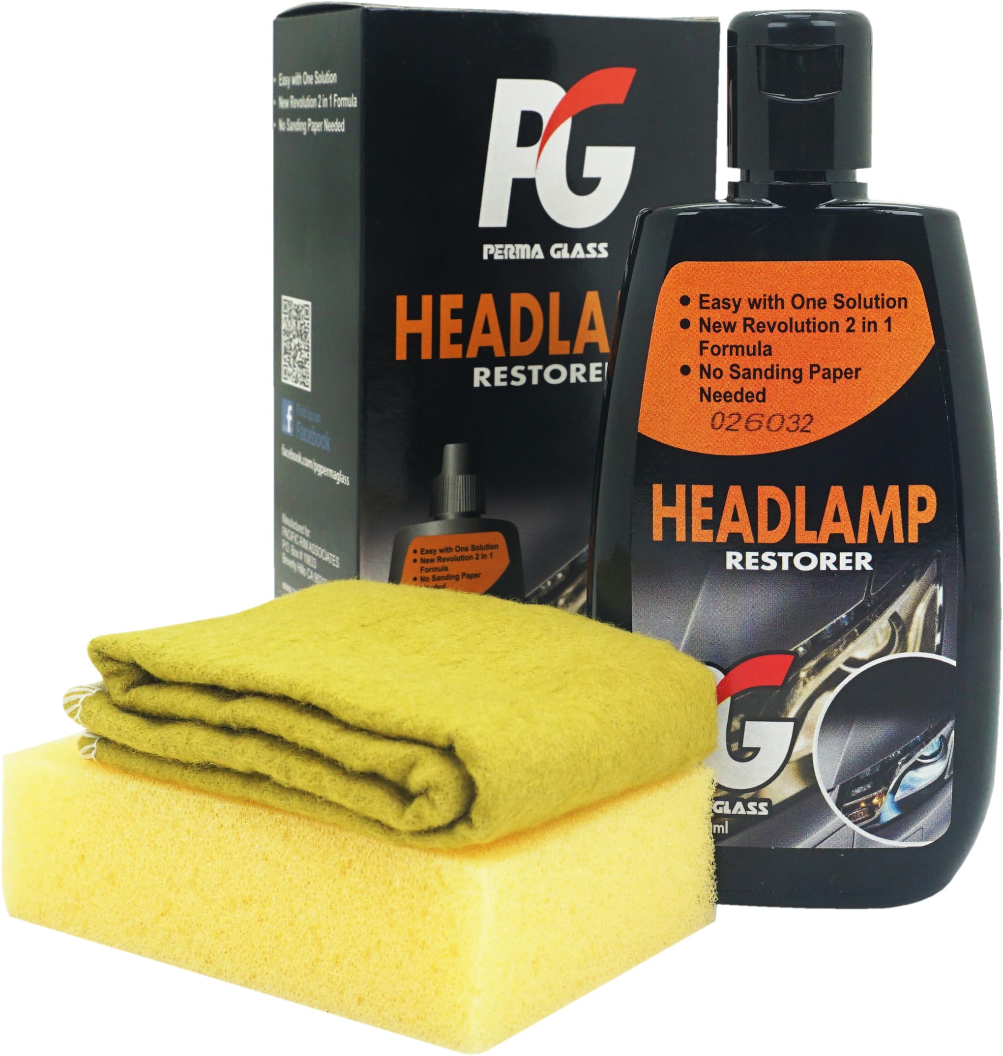 PG HEADLAMP Restorer KIT Set 100ML-image-31