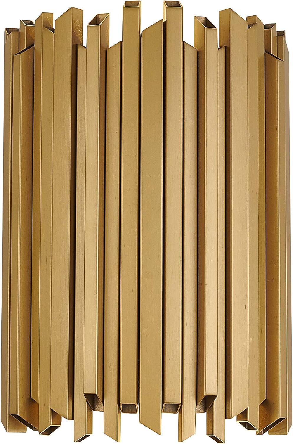 Bethel A Gold Stainless Steel Frame Rod Wall Sconce