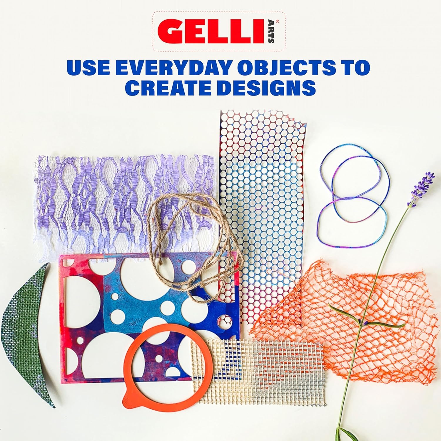 Plaque Ronde d'impression Gelli Arts - 20,3 cm, Acrylique, Transparent, 4-inch