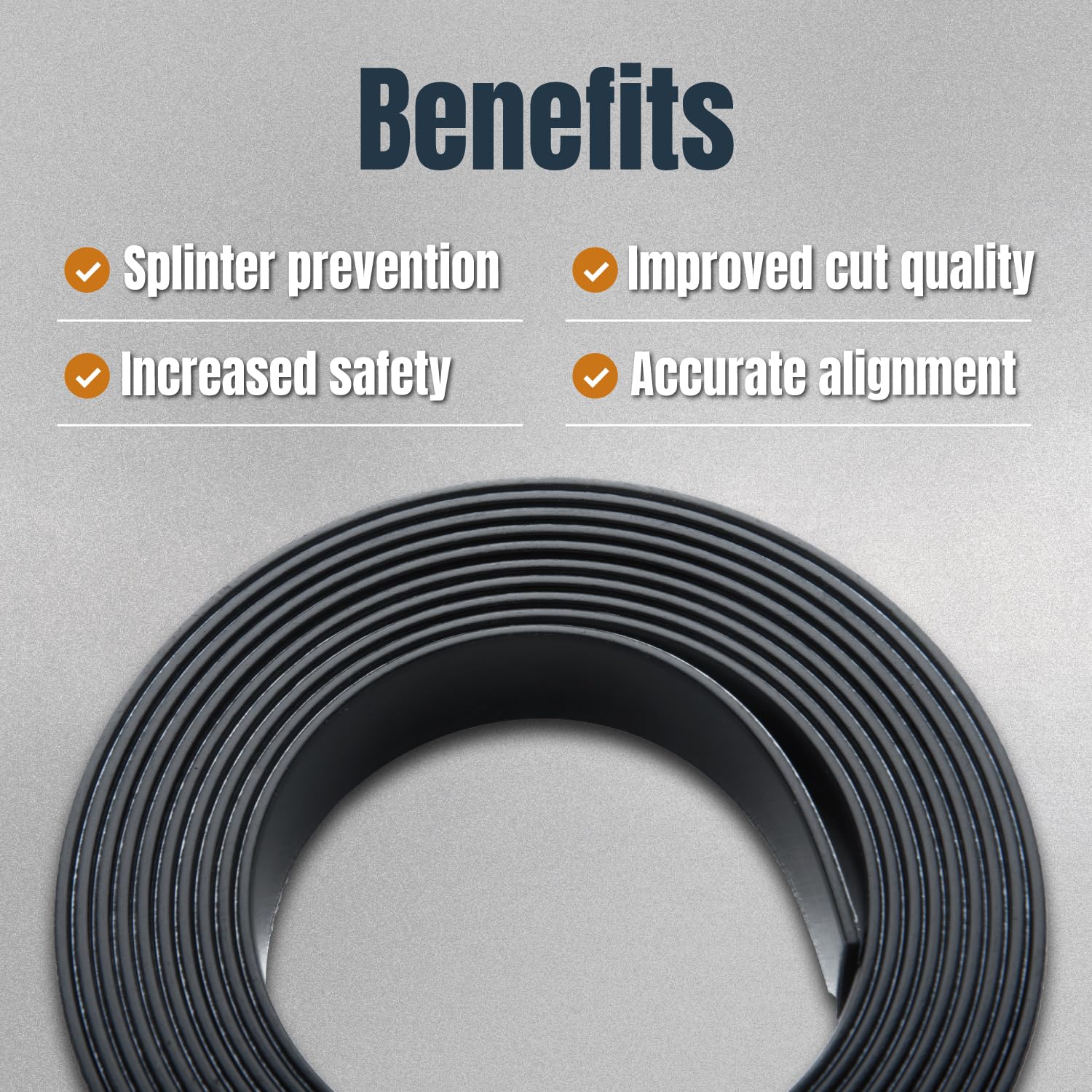 POWERTEC 71868 Guide Rail Splinter Guard Replacement Strip 55