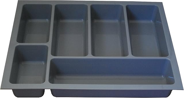 Blum Heavy Duty Cutlery Tray to Fit Most 45cm / 450mm Drawers. Heavy Duty Grey Plastic 364mm Wide x 422mm Deep x 57mm High GT1/450