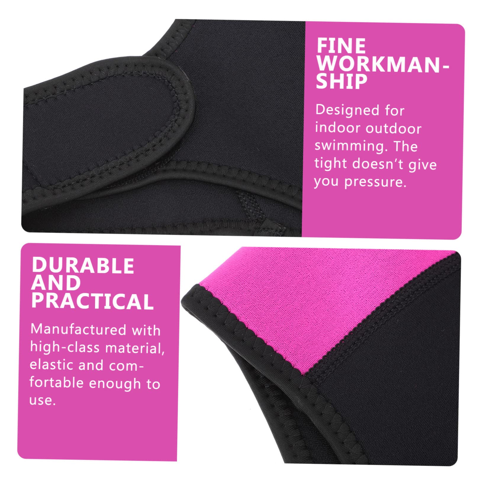 Kisangel 2 Uds Cubierta De Capucha De Buceo Para Hombres Gorro De Baño De Neopreno Gorro De Baño Para Hombre Gorro De Natación Para Mujer Gorro De Navegación Gorro De Baño Elástico De Goma