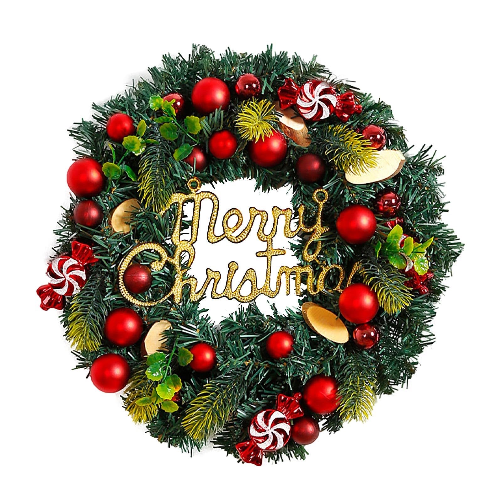 Generico Ghirlanda di Natale Ghirlanda Natalizia Decorazione Natalizia Corona Di Natale Per Camino Oggetti Natalizi Per La Casa